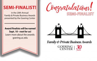 2019 Goering Center Family and Private Business Award Semi-Finalist
